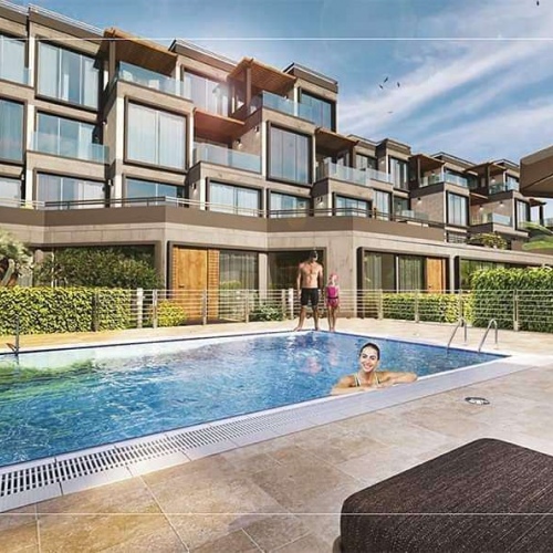 Tivat Deniz Manzaralı Sitede